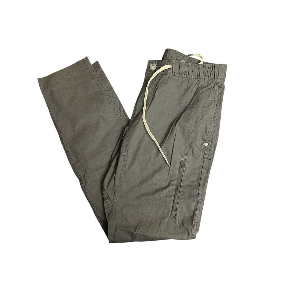 Vuori Men’s Ripstop Climber Pants Size Medium Charcoal Gray Drawstring New